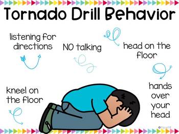 tornado safety clipart