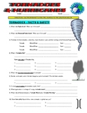 Tornado / Hurricane Webquest and Puzzle Sheet (Weather / I