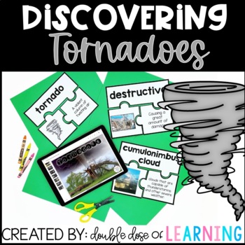 Preview of Tornado Natural Disaster Research Unit with PowerPoint