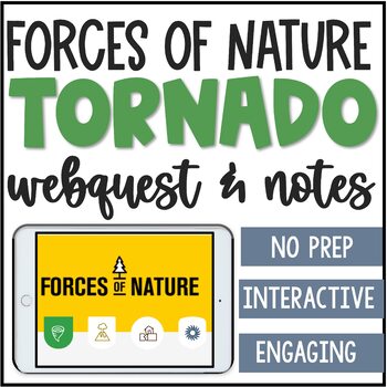 Preview of Tornado Webquest and Graphic Notes