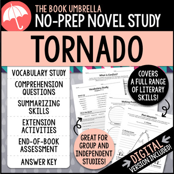 Preview of Tornado Novel Study { Print & Digital }