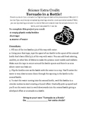 Tornado in a Bottle Activity Directions