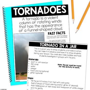Tornadoes by Cassie Dahl | Teachers Pay Teachers