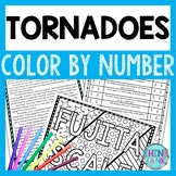 Tornadoes Color by Number, Reading Passage and Text Marking