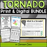 Tornadoes Natural Disasters Print & Digital Activities BUNDLE