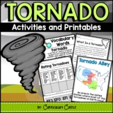 Tornadoes & Tornado Safety Natural Disasters Activities