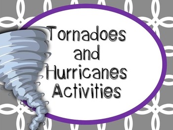 Preview of Tornadoes and Hurricanes Station Investigations {Mini Hands On Labs and Sort}