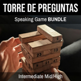 Preview of Torre de Preguntas Speaking Game • BUNDLE: Intermediate Mid/High