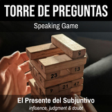 Torre de Preguntas Speaking Game • Subjuntivo (Presente)