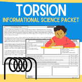 Torsion: Informational Force & Motion Reading Passage, Wor