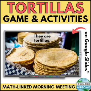 Preview of Tortilla and Bread Themed Math-linked Morning Meeting Activities