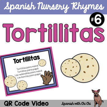 Preview of Tortillitas Cancion Infantil Spanish Nursery Rhyme Song