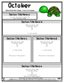 Tortoise - Ocean Theme  - Editable Newsletter Template #60
