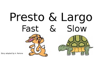 Preview of Tortoise and Hare- Tempo Through Story, Song, and Instruments!