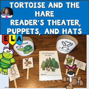 Preview of Tortoise and the Hare Reader's Theater, Puppets, and Hats