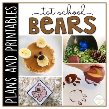 Preview of Tot School: Bears {Plans and Printables}