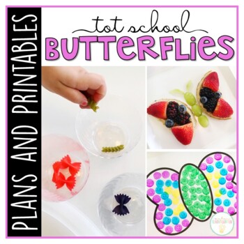 Preview of Tot School: Butterflies {Plans and Printables}
