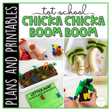 Tot School: Chicka Chicka Boom Boom {Plans and Printables}