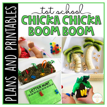 Preview of Tot School: Chicka Chicka Boom Boom {Plans and Printables}