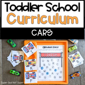 Tot School Curriculum  Car Theme Toddler Activities by Super God Not Super Mom