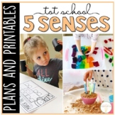 Tot School: Five Senses {Plans and Printables}