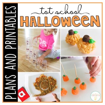 Preview of Tot School: Halloween {Plans and Printables}