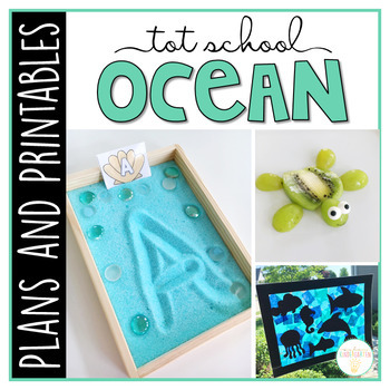 Preview of Tot School: Ocean {Plans and Printables}