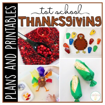 Preview of Tot School: Thanksgiving {Plans and Printables}