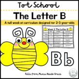 Tot School: The Letter B Week of Curriculum for 2-3 Year-Olds
