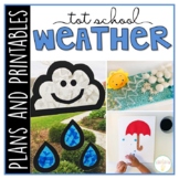 Tot School: Weather {Plans and Printables}