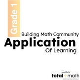 Total Math Unit 1 Building Math Community Application Stat