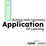 Total Math Unit 1 Building Math Community Application Stat