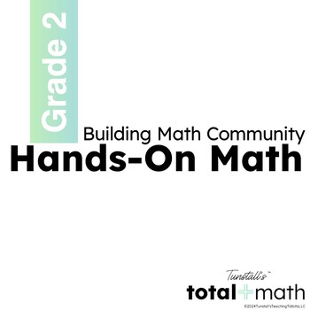 Preview of Total Math Unit 1 Building Math Community Hands-On Math Second Grade