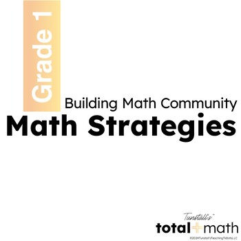 Preview of Total Math Unit 1 Building Math Community Math Strategies First Grade