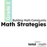 Total Math Unit 1 Building Math Community Math Strategies 