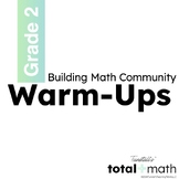 Total Math Unit 1 Building Math Community Math Warm-Ups Se