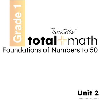 Preview of Total Math Unit 2 Foundations of Numbers Bundle First Grade