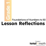 Total Math Unit 2 Foundations of Numbers Lesson Reflection