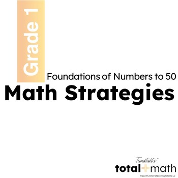 Preview of Total Math Unit 2 Foundations of Numbers Math Strategies First Grade