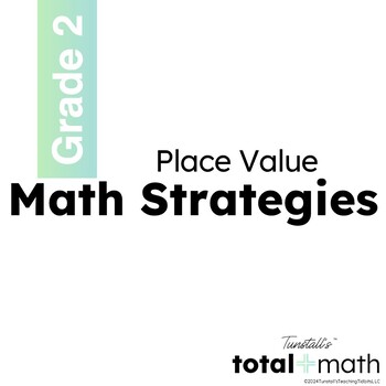 Preview of Total Math Unit 2 Place Value Math Strategies Second Grade