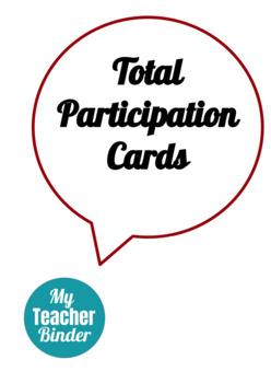 Preview of Total Participation Cards