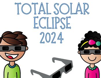 Preview of Total Solar Eclipse 2024  Writing, Crown/Headband, and Sentence Making