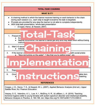 Preview of Total-Task Chaining Implementation Instructions