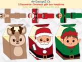 Total of 22 files. Beautiful Christmas gift box templates