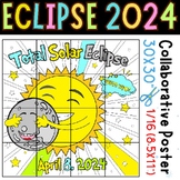 Solar Eclipse 2024 Total Bulletin Board Craft Activities C