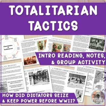Preview of Totalitarianism Before WWII