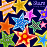 Totally Funky Eyecatching Star Shaped ClipArt