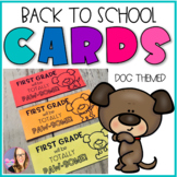 Back to School Cards - Dog Theme - "PAWsome!"