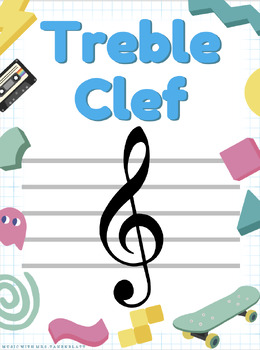 Totally Rad! Music Room Decor: Music Symbols Posters | TPT