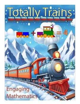 Preview of Totally Trains Math Workbook